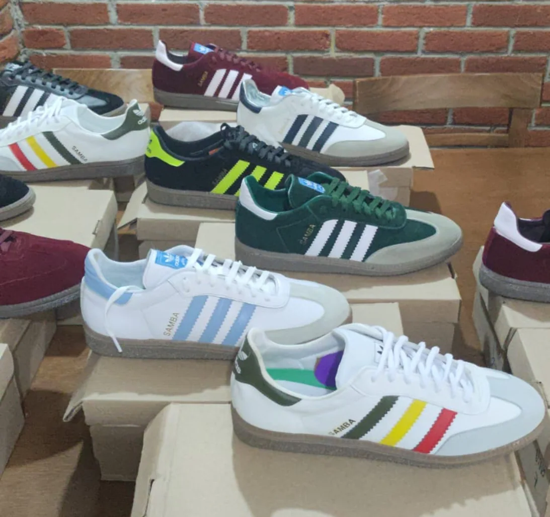 Colección de tenis casuales en varios colores